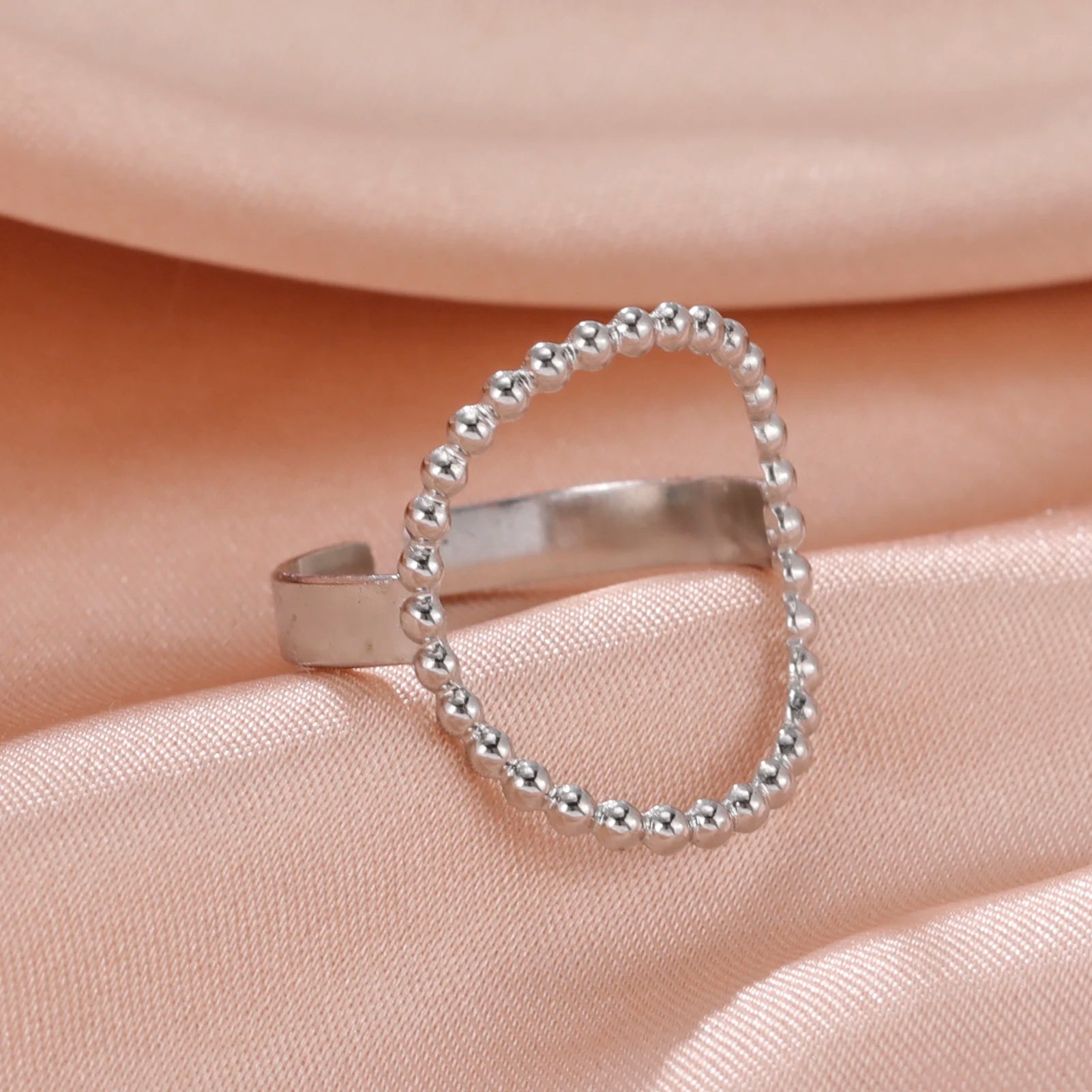 Fancy Stainless Steel Women Rings