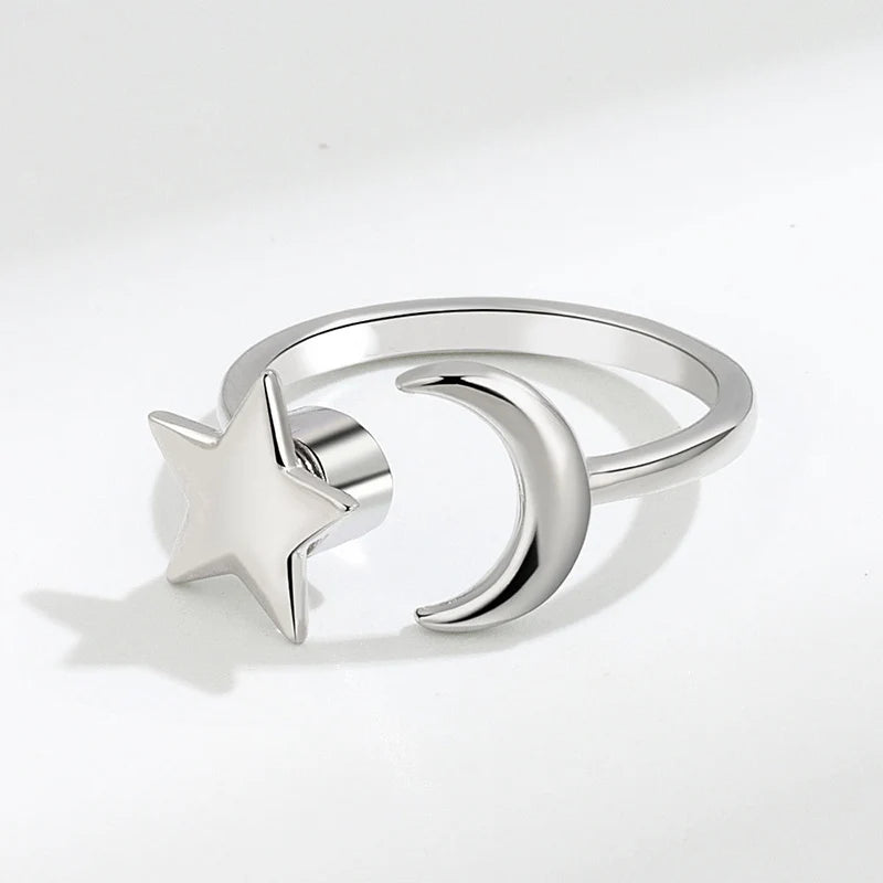 Anti Stress Anxiety Fidget Rings for Women Stainless Steel