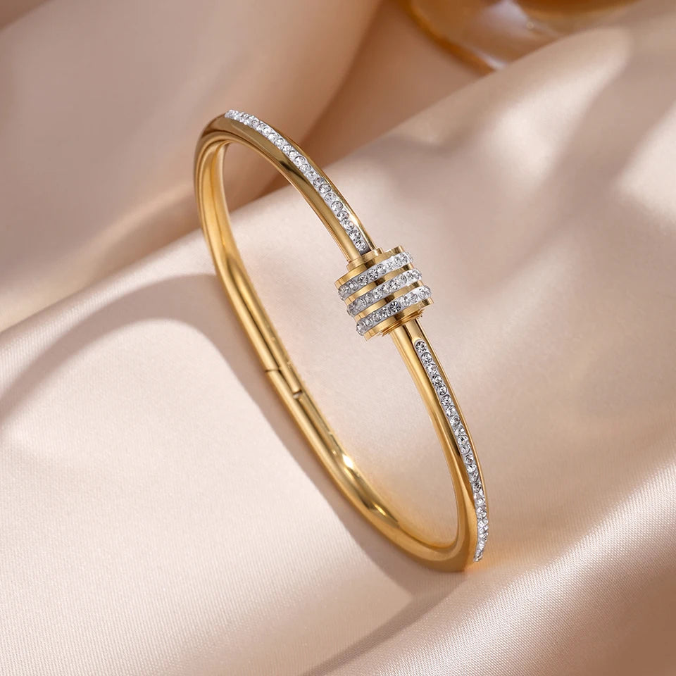 Zaffir Stainless Steel Bracelet Set for Women