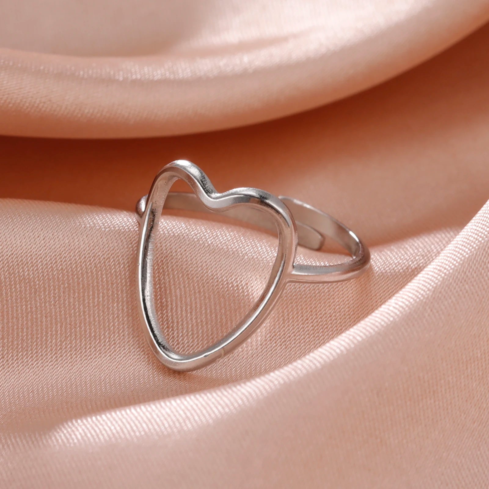Fancy Stainless Steel Women Rings