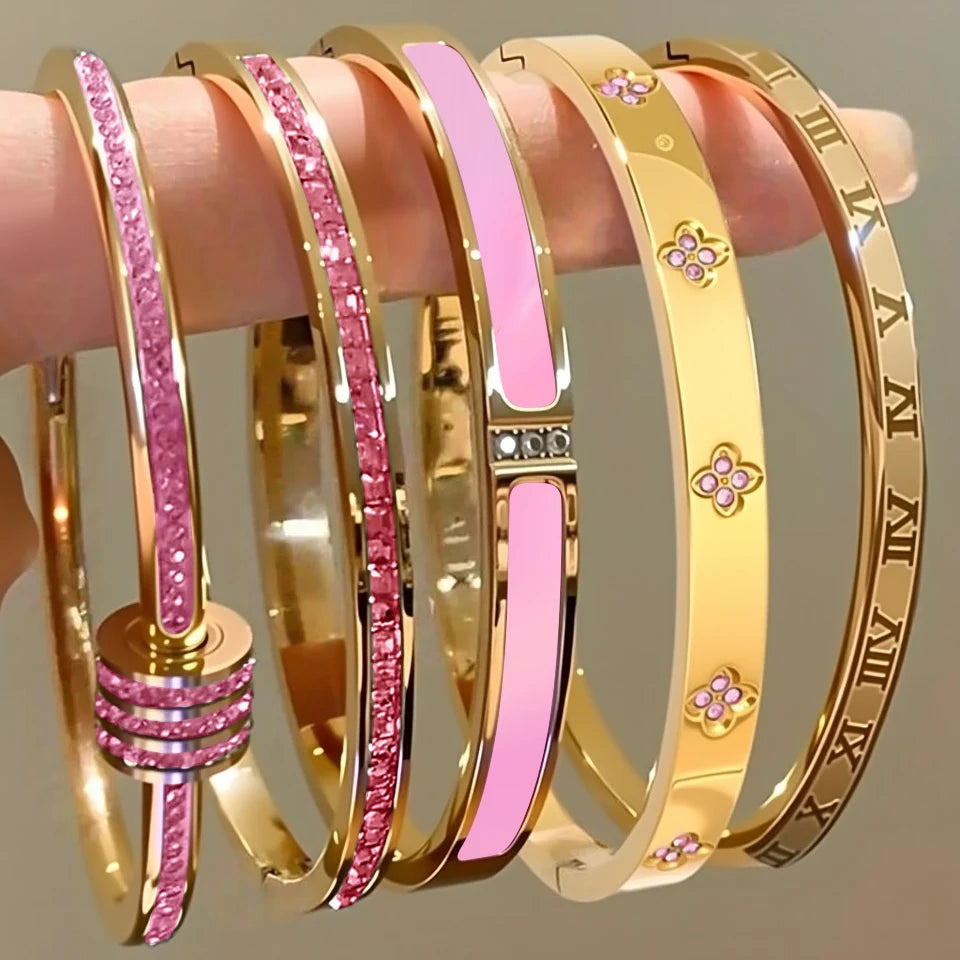 Zaffir Stainless Steel Bracelet Set for Women