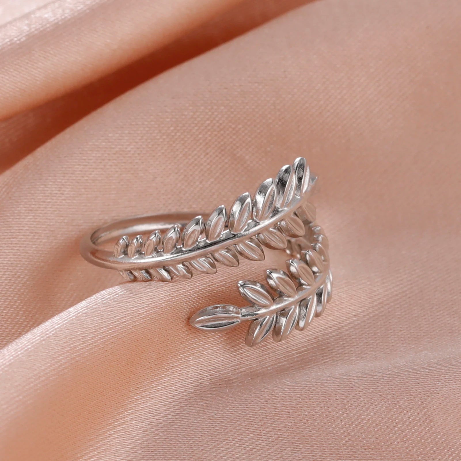 Fancy Stainless Steel Women Rings