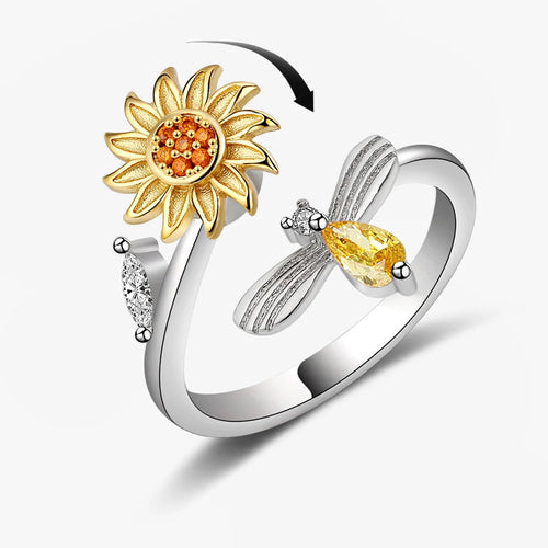 Anti Stress Anxiety Fidget Rings for Women Stainless Steel