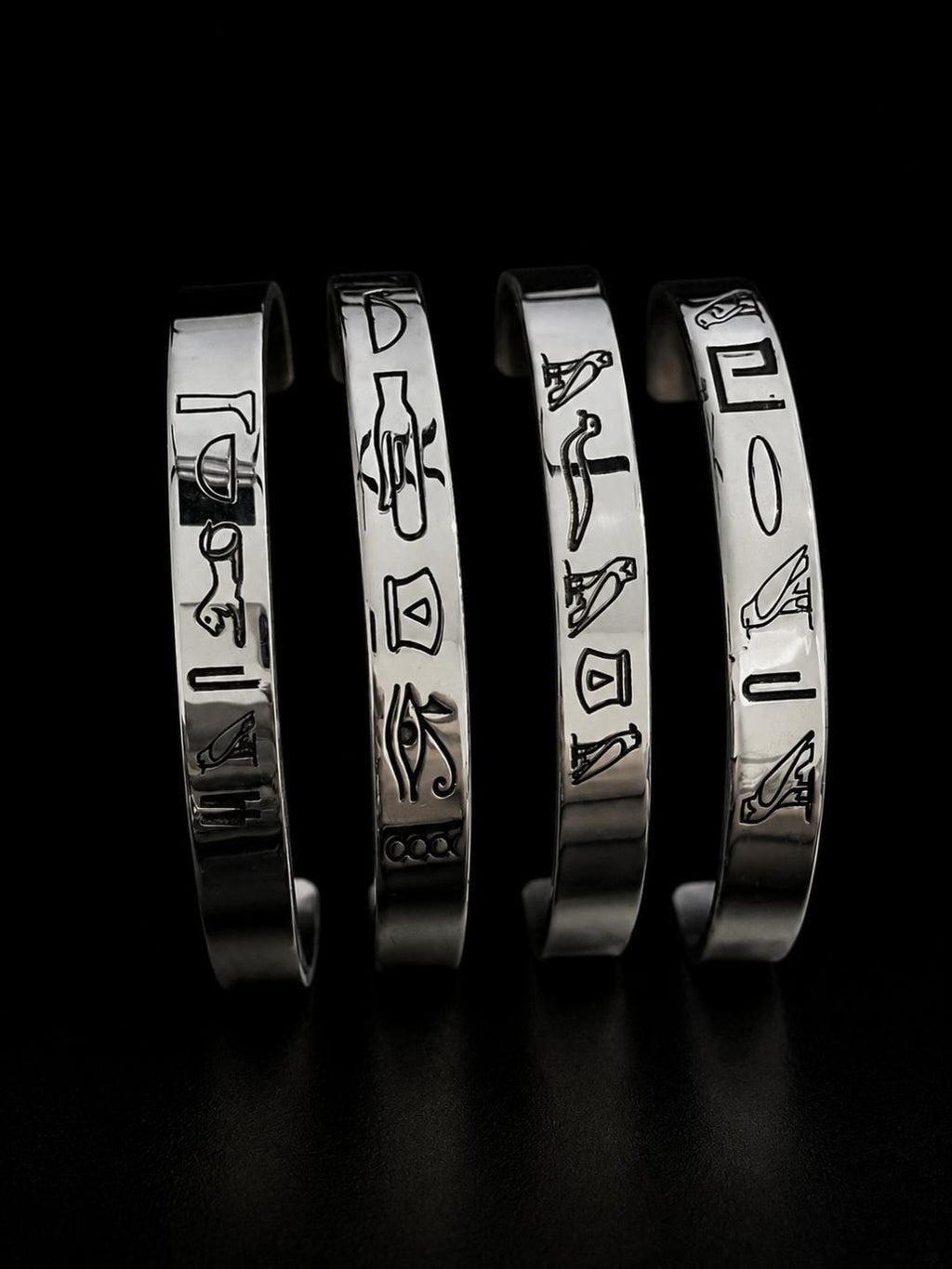 Zaffir Pharaohs Letters & Arabic Quran Bracelet – Pure Copper, Silver Plated Handmade