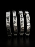Zaffir Pharaohs Letters & Arabic Quran Bracelet – Pure Copper, Silver Plated Handmade