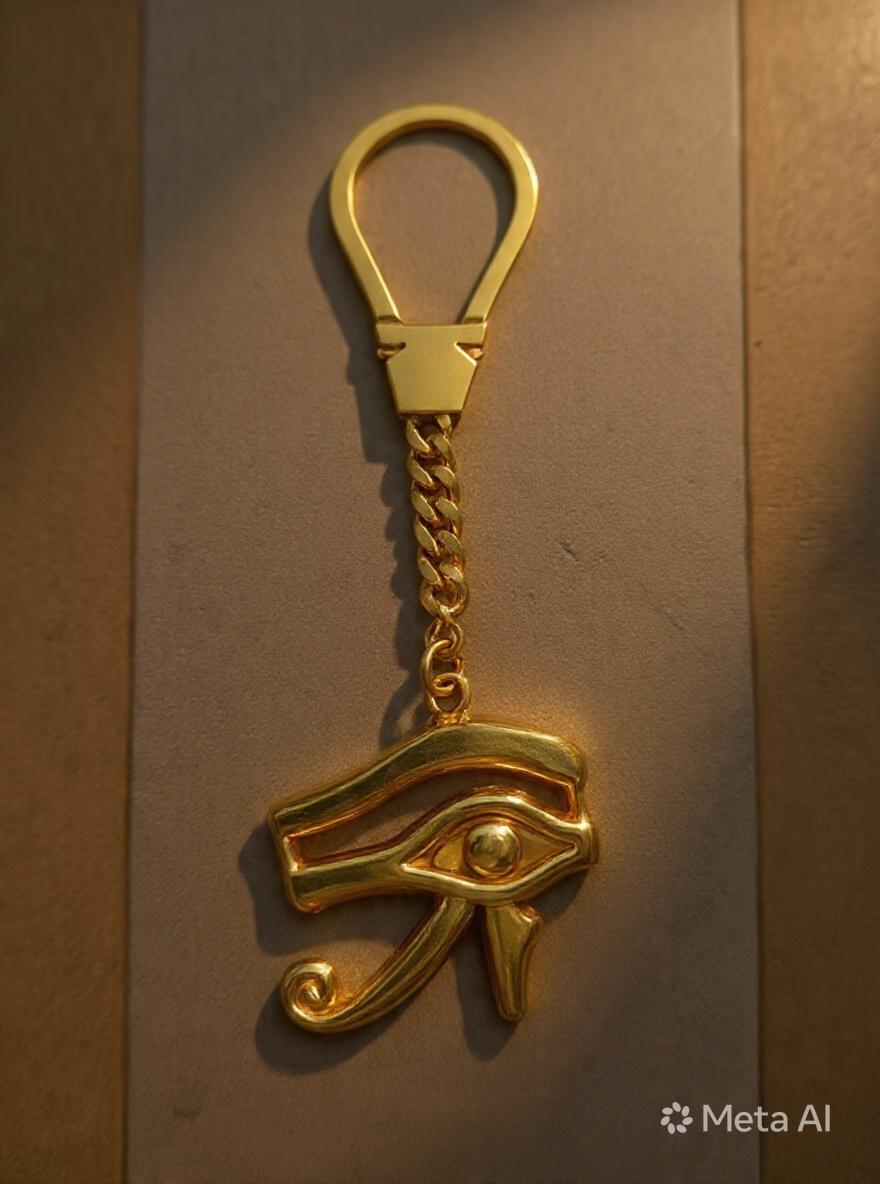 ZAFFIR PHAROAH  KINGS KEYCHAIN 100% PURE COPPER, HANDMADE,Made in Egypt